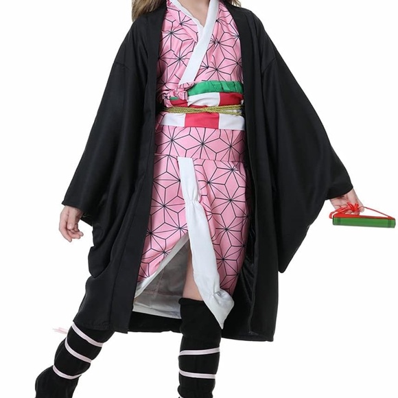 Cosplay demon slayer full outfit with wig and shoes size medium - Picture 4 of 6